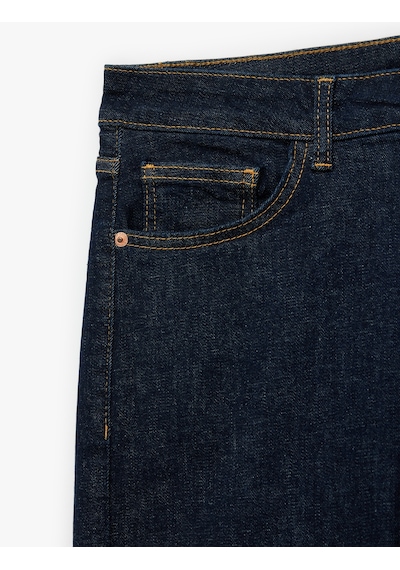 Koton Normal Bel Cepli Pamuklu Jean Pantolon - Skinny Push Up Fit Jean Koyu İndigo 7wam40238nd Koton Normal Bel Cepli Pamuklu Jean Pantolon - Skinny Push Up Fit Jean Koyu İndigo 7wam40238nd
