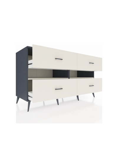 Kronos Konsol 2 Raflı 4 Çekmeceli 176x59x99 Antrasit-aytaşı Aytası/aytası - Antrasıt Kronos Konsol 2 Raflı 4 Çekmeceli 176x59x99 Antrasit-aytaşı Aytası/aytası - Antrasıt