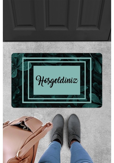 Evaşk Kapı Önü Paspası Vinil Kaymaz Tabanlı 45 X 70 Evaşkdm10121