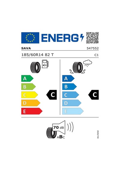 Sava 185/60 R14 82T Perfecta Yaz Lastiği 2024