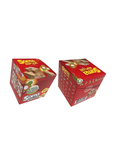Ahşap Naturel Soma Küpleri
