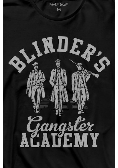 Peaky Blinders Gangster Academy Dizi Uzun Kollu Tişört Baskılı T-shirt 001