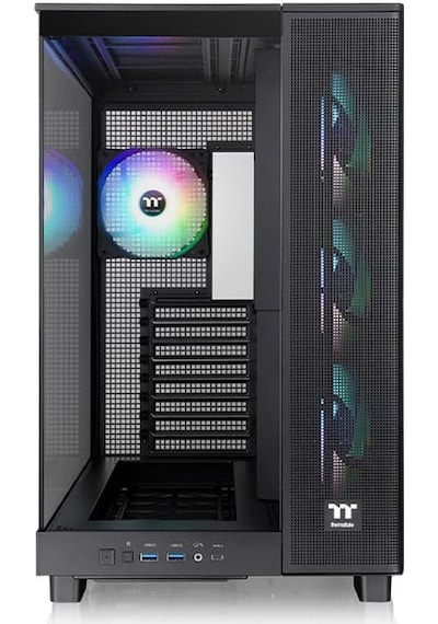 Thermaltake View 380xl Temperli Cam 4x120mm Usb 3.0 Siyah Argb Akak0thr0003 Thermaltake View 380xl Temperli Cam 4x120mm Usb 3.0 Siyah Argb Akak0thr0003