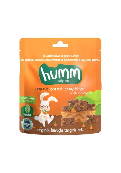 Humm Organic Havuçlu Tarçınlı Kek 30 G - 8 Adet Tarı