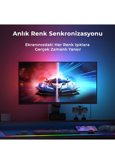 İdragon Pc Sync Rgbıc Monitör 27 İnch Arka Aydınlatma Led, Ekran Senkronizasyonlu, Mobil Uygulama Ve Kumanda Kontrollü, Müzik Senkronizasyonlu Gaming Rgb Işık Dx23014 Çok Renkli İdragon Pc Sync Rgbıc Monitör 27 İnch Arka Aydınlatma Led, Ekran Senkronizasyonlu, Mobil Uygulama Ve Kumanda Kontrollü, Müzik Senkronizasyonlu Gaming Rgb Işık Dx23014 Çok Renkli