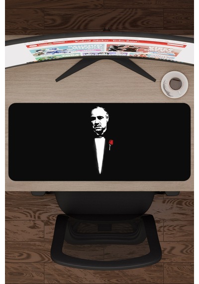 The Godfather V3 70x30 Xl Gaming Kauçuk Kaymaz Taban Mouse Pad Fare Altlığı
