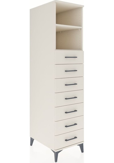 Kronos Dolap 2 Raflı 7 Çekmeceli 44x59x182 Aytaşı-aytaşı Aytaşı