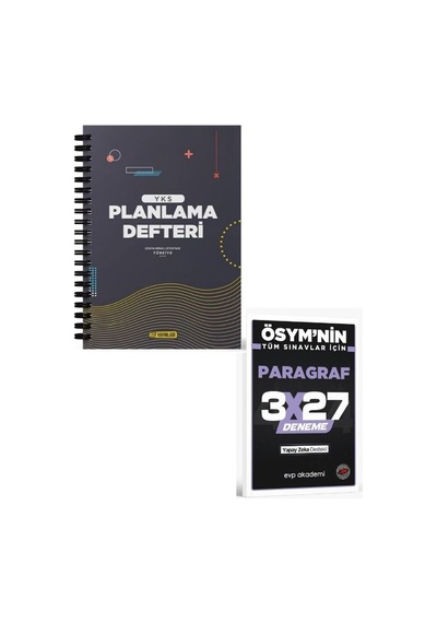 Hız 2027 Yks Planlama Defteri+ Evp Akademi Paragraf