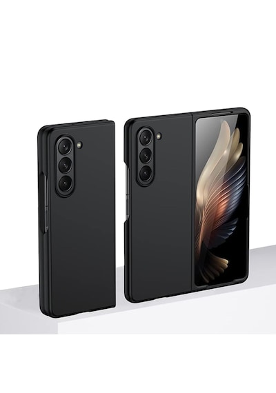 Microcase Samsung Galaxy Z Fold 7 İle Uyumlu Mat Yüzey Sert Plastik Kılıf - Al8848 Siyah