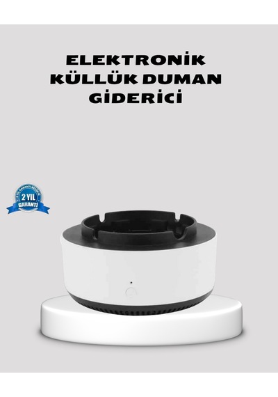 Hava Temizleyici Küllük Dumanı Filtreli, Sessiz Çalışan, Şık Tasarım