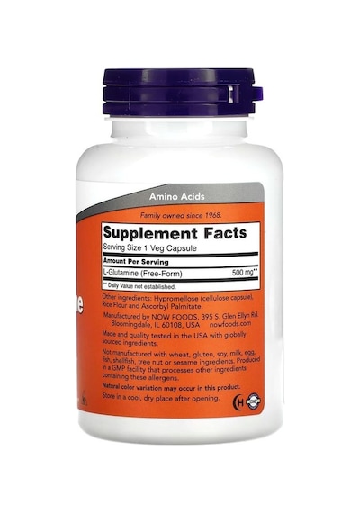L-glutamine 500 Mg 120 Kapsül
