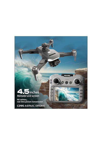 Gps Li Drone Ekranlı Uzaktan Kumanda App Destekli Quadcopter Brushless Motor 4k Kamera