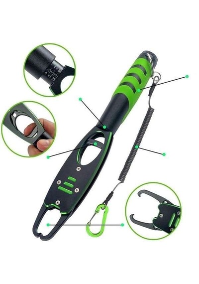 Captain 7508 Grip Carbon Balık Tutucu Kılıflı 18kg Terazili 29cm Standart