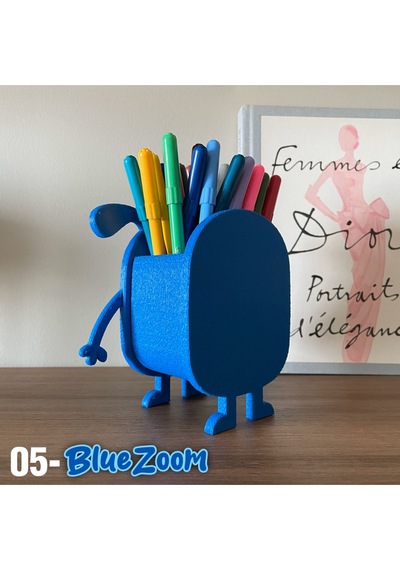 Bluezoom Mavi Canavar Kalemlik Masa Üstü Düzenleyici
