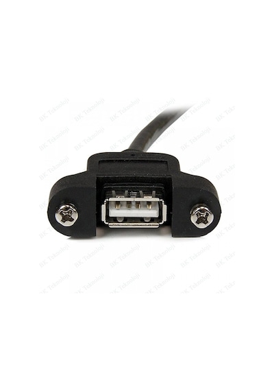 Panel Tipi Vidalı Usb 2.0 Uzatma Kablosu-30Cm