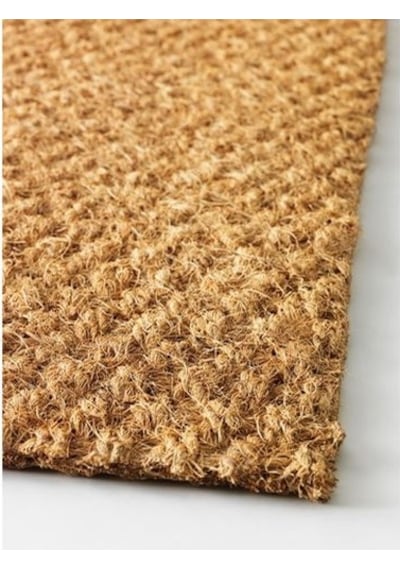 Kapıönü Paspası 50x80 Cm %100 Hindistancevizi Lifi Kahverengi Paspası Kahverengi