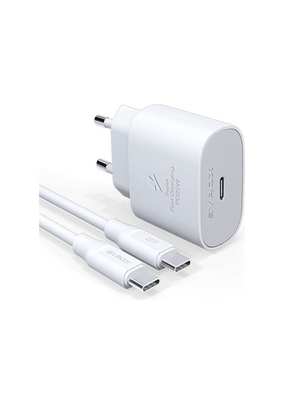 Pd25t Type-c Başlık Giriş Type-c Kablolu 25w 3.0 Amper Şarj Seti