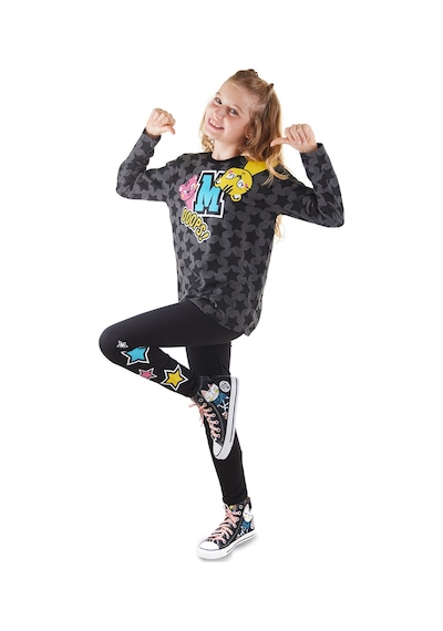 Denokids Mshb&g Yıldızlı Kız Çocuk T-shirt Tayt Takım Çok Renkli