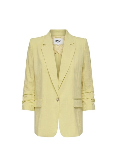 Only Onlita Regular Fit Kruvaze Yaka Blazer Ceket Bayan Ceket 15370275 Sarı Sari