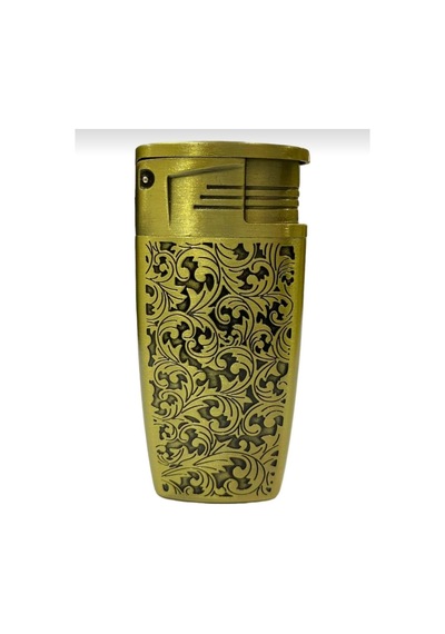 Sarı Antik Desenli Pürmüz Çakmak Sarı - 878921811 Sarı - 878921811 Sarı