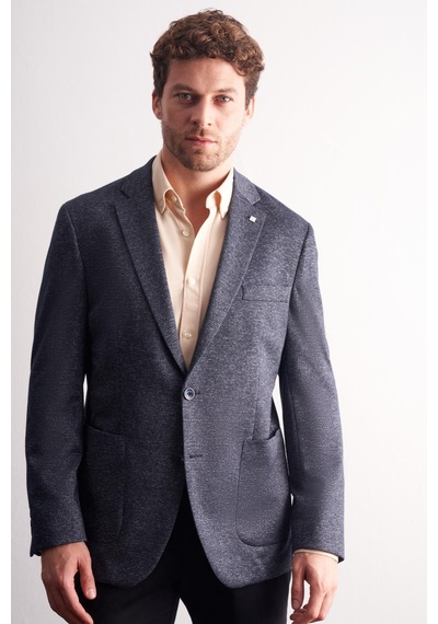 İmza Lacivert Mono Yaka Kendinden Desenli Esnek 6 Drop Comfort Fit Classic Ceket 1002255155 Lacivert İmza Lacivert Mono Yaka Kendinden Desenli Esnek 6 Drop Comfort Fit Classic Ceket 1002255155 Lacivert