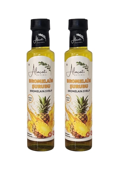 Alaçatı Naturel Bromelain Şurubu 250 Ml X 2 Adet