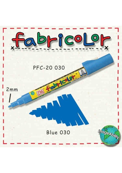 Zig Fabricolor Örtücü Kumaş Boyama Kalemi Mavi