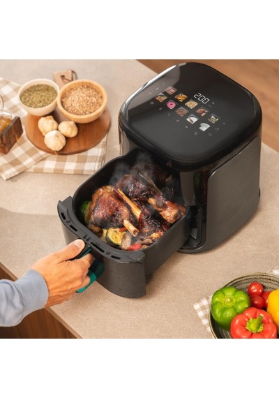 Cecotec Cecofry Grill Smokin Prime 6500 2200 W Dumansız Airfryer Izgara
