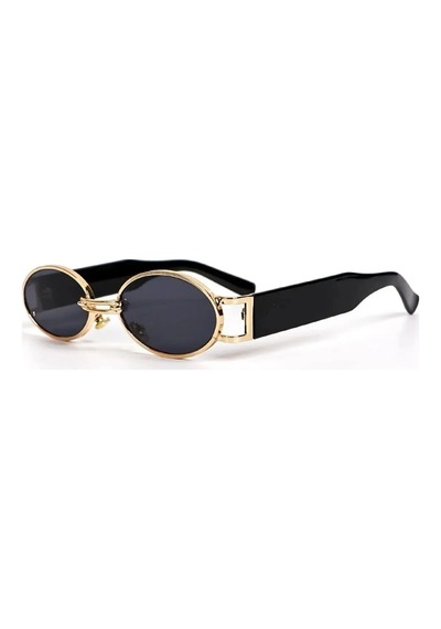 Yeni Sezon Vintage Oval Logolu Unisex Güneş Gözlüğü Çok Renkli 45183052