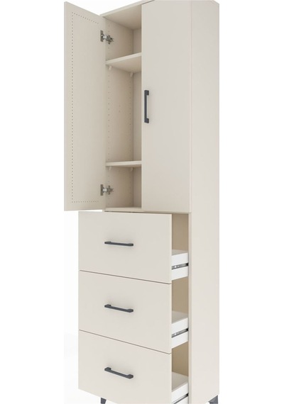 Arges Dolap 3 Raflı 3 Çekmeceli 2 Kapaklı 60x30x221 Aytaşı-ay... Aytaşı Arges Dolap 3 Raflı 3 Çekmeceli 2 Kapaklı 60x30x221 Aytaşı-ay... Aytaşı
