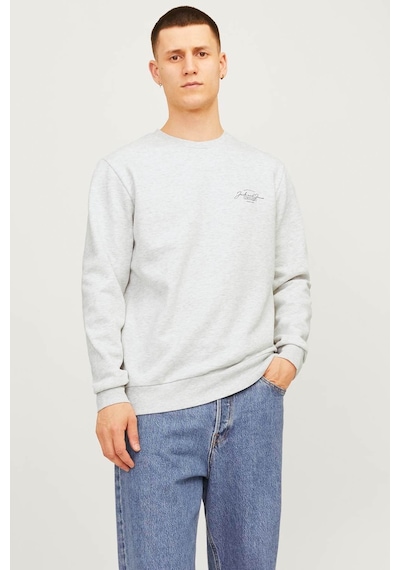 Jack & Jones Jjferrıs Sweat Crew Neck Beyaz Erkek Sweatshirt 000000000102016897 Beyaz