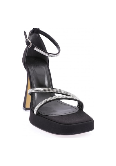 Dgn 3581-23y Kadin Kristal Taşli Çapraz Bantli Kalin Topuklu Sandalet 3581-2271-R1671 Siyah Dgn 3581-23y Kadin Kristal Taşli Çapraz Bantli Kalin Topuklu Sandalet 3581-2271-R1671 Siyah