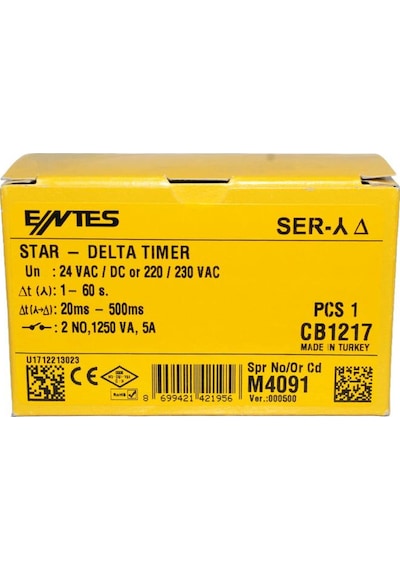 Entes Ser-Y/U Zaman Rölesi (M4091)
