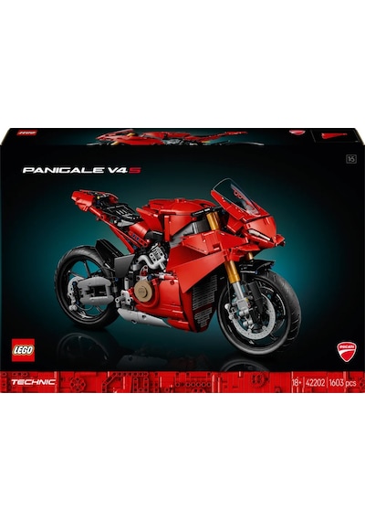 LEGO® Technic Ducati Panigale V4 S Motosiklet 42202 - Yetişkinler için İnşa Edilebilen Yaratıcı Model Yapım Seti (1603 Parça)