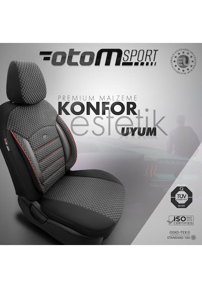 Otom Sport Plus Ekstra Destekli Özel Dokulu Oto Koltuk Kılıfı 550021759