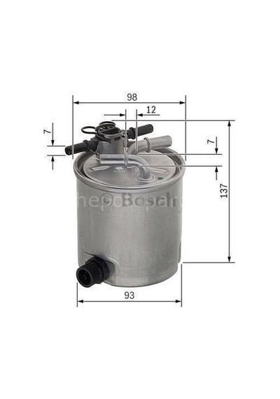 Nıssan Navara 2.5 Dci 01.2010 - 06.2014 Bosch Mazot Filtresi Filitre