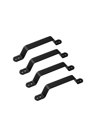 Mat Siyah Renk Metal El Tutamagı 4 Adet Çekme Kolu Kapı Tutma Kulbu 17 Cm Kulp Kapı Tutamağı Kulbu