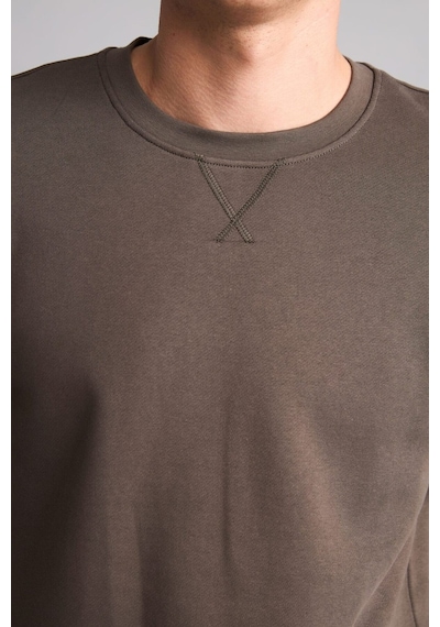 Defacto Pamuklu Regular Fit Basic Sweatshirt E8339ax26aukh534 Haki-kh534