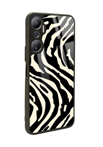 İnfinix Hot 20 Zebra Tasarımlı Glossy Telefon Kılıfı Çok Renkli