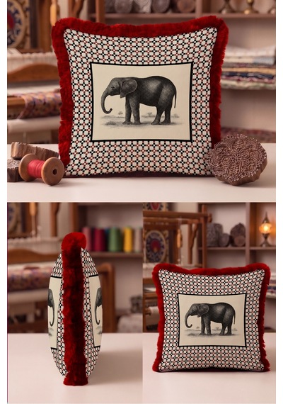 Fil Figürlü Etnik Motifli Saçaklı Yastık Kılıfı-safari Boho Bej Siyah Bordo Püsküllü Kırlent Kılıfı Uzak Lagün Halo Fil Figürlü Etnik Motifli Saçaklı Yastık Kılıfı-safari Boho Bej Siyah Bordo Püsküllü Kırlent Kılıfı Uzak Lagün Halo
