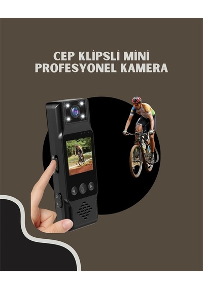 Mey İthalat Wifi Özellikli Taşınabilir Kamera 1.3 Tft Ekran, 3mp Fotoğraf, 128gb Kart Desteği Diğer
