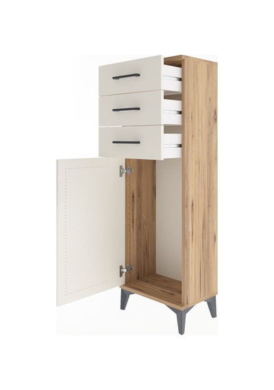 Arges Dolap 3 Çekmeceli Tek Kapaklı 44x30x134 Çam-aytaşı Çam Arges Dolap 3 Çekmeceli Tek Kapaklı 44x30x134 Çam-aytaşı Çam