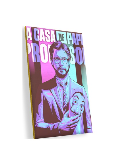 Cakasepetim La Casa De Papel Profesör Ve Maskesi Ahşap Mdf Tablo