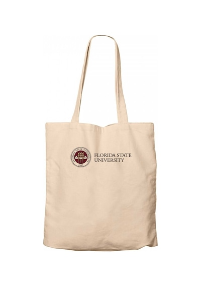 Florida State University Logo Krem Kanvas Bez Çanta