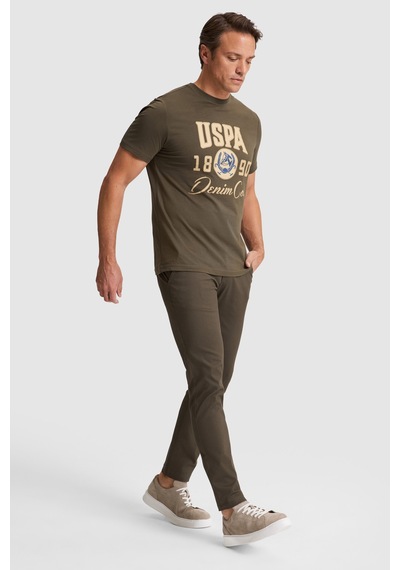 U.s. Polo Assn. Erkek Koyu Haki Pantolon Kanvas-chino 50322310-vr111