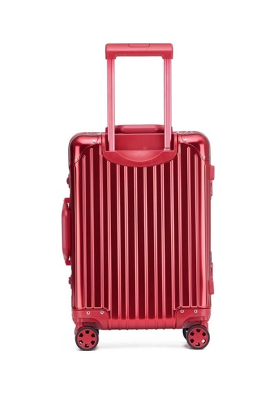 Monat Luggages Monnat Al-01 Alüminyum Kırmızı Büyük Boy Valiz Diğer