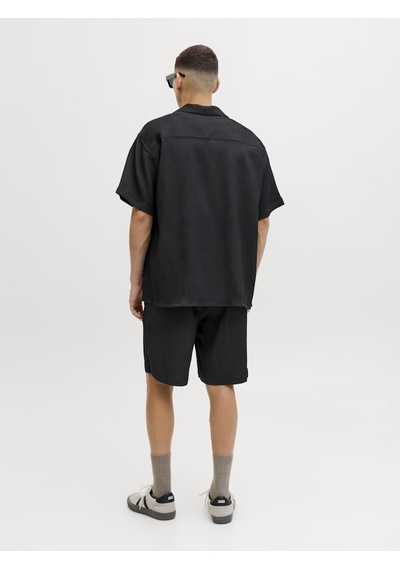 Jack & Jones Jack Jones Erkek Rahat Kesim Jogger Günlük Şort 12288550 Siyah