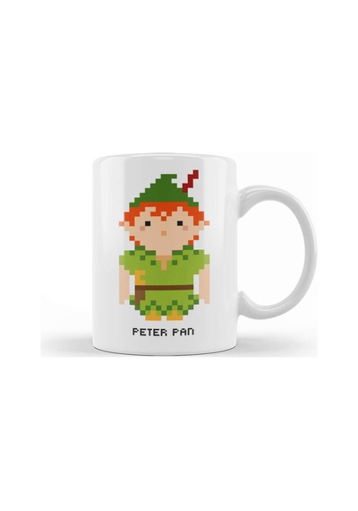Peter Pan Pixel Character Kupa Bardak Porselen Karışık