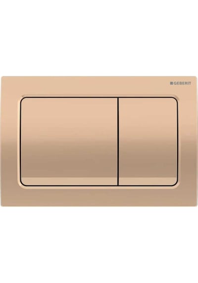 Geberit Alpha30 Kumanda Kapağı Çift Basmalı, Bronz - 115.055.qa.1 Bronz