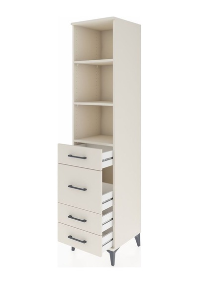 Hyperion Dolap 3 Raflı 4 Çekmeceli 44x44x195 Aytaşı-aytaşı Aytaşı